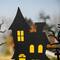 Glitzhome® 2ft. Halloween Metal Silhouette Haunted House and Ghost Tree Yard Stake Set